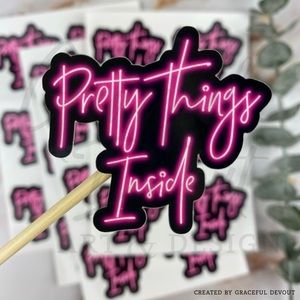 Pretty Things Inside - 2” Stickers (96ct)